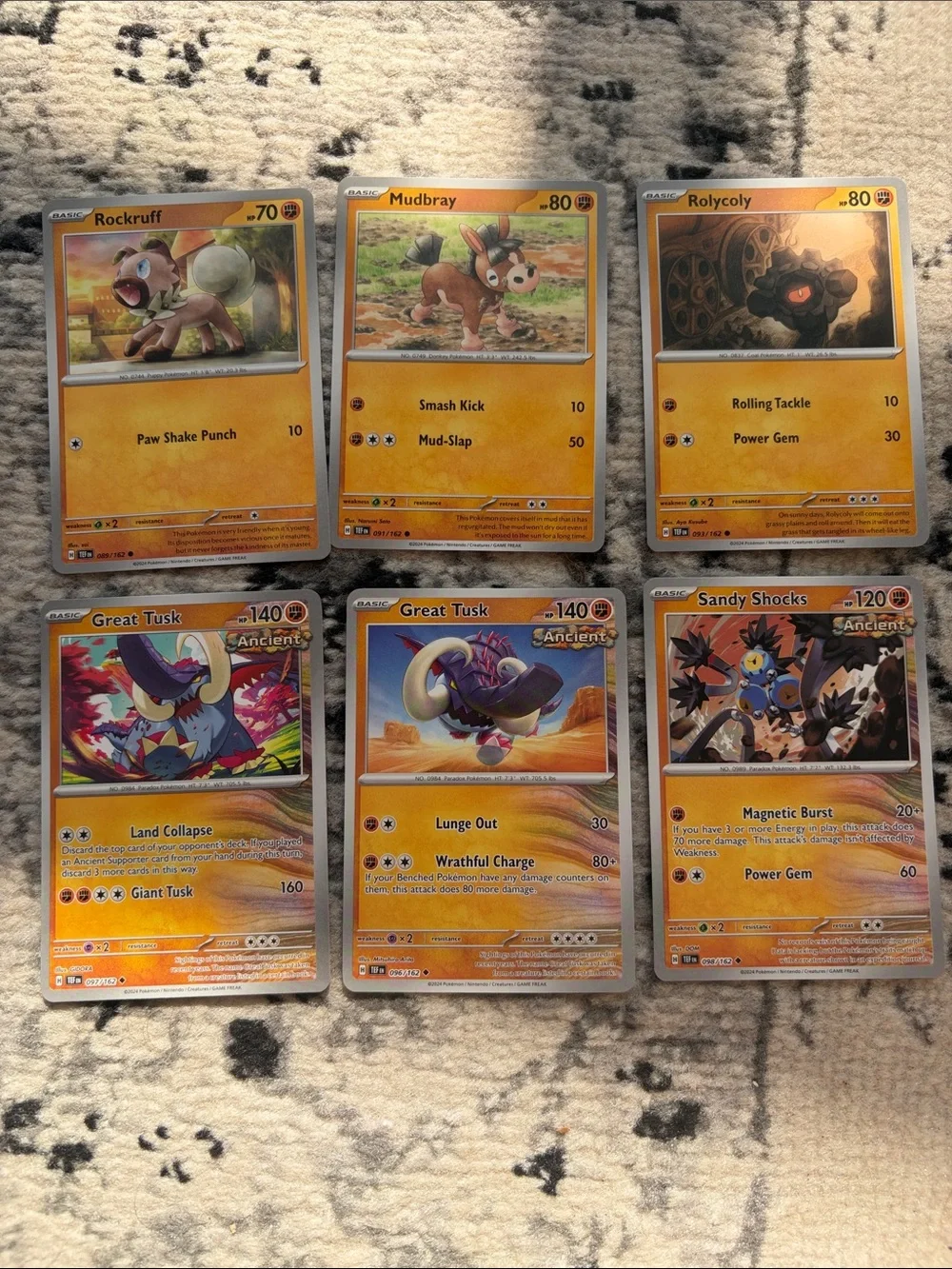 Pokémon Temporal Forces Binder Builder Lot 69 Unique Cards | No Duplicates